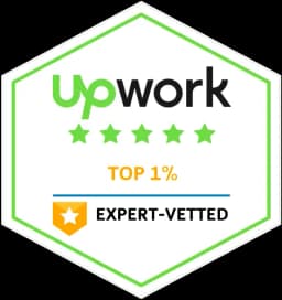 Upwork Top 1% Expert-Vetted