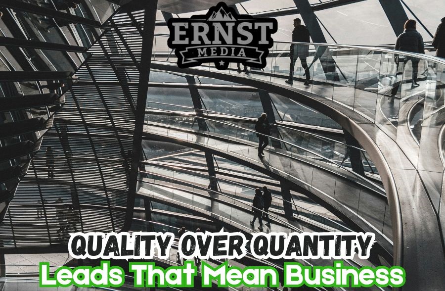 visulization of high quality leads generated with linkedin ads