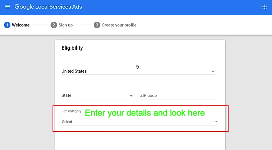 check local services ads eligibility
