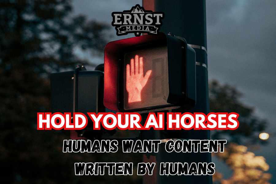 visualization of why ai content isn't good enough to achieve search engine rankings