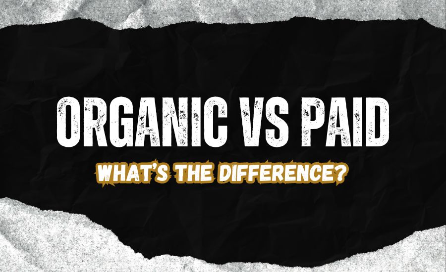 what's the difference between organic traffic and paid traffic